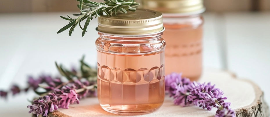 Jar of Invigorating DIY Scalp Massage Oils - Aromatic blends of essential and base oils for ultimate relaxation and gorgeous hair. Elevate your self-care routine with our expert recipes.